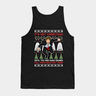 It's Not Christmas Until You See Hans Gruber Fall From Nakatomi Tower Tank Top